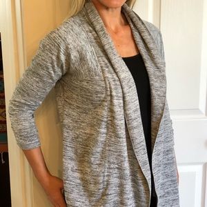 Athleta cardigan, cinched 3/4 sleeves